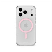 iPhone 17 Pro Max用 MagSafe対応 耐衝撃ケース Pink/Transparent 16846