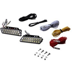 LEDデイタイムランプ APS ショートタイプ ホワイト DTL-18SW-1