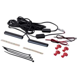 LEDデイタイムランプ スーパースリム ショートタイプ ホワイトレンズ/ブルー DTL-S18CB