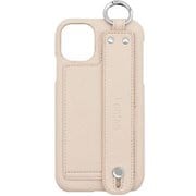 LBC-AQWI5-IV [AQUOS wish5 用 ケース ベルト付き スマホケース スタンド機能 カード収納 背面 Lontan/アイボリー]