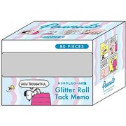 限定 グリッターロールステッカーメモ PEANUTS プチコレクション4 なみなみ S2850630