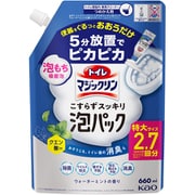 トイレマジックリンこすらずスッキリ泡パック ミントの香り つめかえ用 660ml [トイレ用洗剤]