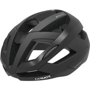 自転車用ヘルメット FIANZA(フィアンザ) ブラック Lサイズ59-60cm 通気性最適大型エアホール JCF公認 CE規格適合品 FIANZA BK L