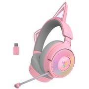 Kraken Kitty V3 Pro(Quartz Pink Edition)ゲーミング用 ワイヤレス RGB ネコミミヘッドセット RZ04-05170200-R3M1