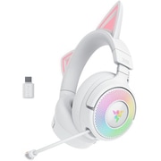 Kraken Kitty V3 Pro(White Edition)ゲーミング用 ワイヤレス RGB ネコミミヘッドセット RZ04-05170400-R3M1