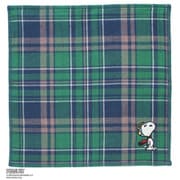 000194-0013-01 スヌーピー タオルハンカチ チェック柄