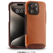 NM-GLFCIP06/BR [iPhone16 Pro用 Genuine Leather Full Coverage 本革ケース Magsafe対応 ハンドメイド ブラウン]