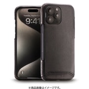 NM-GLFCIP08/BK [iPhone16 Pro Max用 Genuine Leather Full Coverage 本革ケース Magsafe対応 ハンドメイド ブラック]