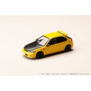 HJDMD007 1/64 Honda CIVIC （EK9） 東堂塾 頭文字D 舘 智幸 VS 藤原 拓海 [ダイキャストミニカー]