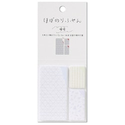 ほぼのりふせん 004 模様 3柄×各20枚 1371-0600