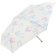 折りたたみ傘 婦人用 晴雨兼用 Pokella(ポケラ)バルーンドッグ5段ミニ 50cm イージーオープン 軽量 UPF50+ 18161オフホワイト