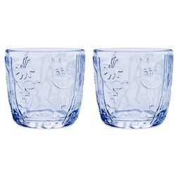 ムーミン アラビア (MOOMIN ARABIA) グラスウェアコレクション タンブラー ペア 280ml アクアブルー 国内正規品 1079511