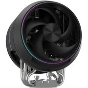ARGB 120mmファン搭載 デュアルタワー型 空冷CPUクーラー ブラック ZET5 BLACK
