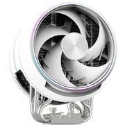 ARGB 120mmファン搭載 デュアルタワー型 空冷CPUクーラー ホワイト ZET5 WHITE