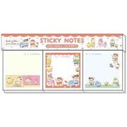 限定 クレヨンしんちゃん×サンリオキャラクターズ 付箋メモパッドカラー カスカベ防衛隊 S2850419