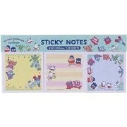 限定 クレヨンしんちゃん×サンリオキャラクターズ 付箋メモパッドカラー はぴだんぶい S2850427