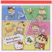 限定 クレヨンしんちゃん×サンリオキャラクターズ スクエアメモ カスカベ防衛隊 S2850397