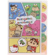 限定 クレヨンしんちゃん×サンリオキャラクターズ ダイカットクリアファイル5P カスカベ防衛隊 S2175207