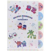 限定 クレヨンしんちゃん×サンリオキャラクターズ ダイカットクリアファイル5P はぴだんぶい S2175215