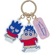 S8350833 [限定 クレヨンしんちゃん×サンリオキャラクターズ 3連アクリルキーホルダー しんちゃん×バッドばつ丸]