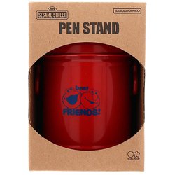 限定 ダストボックス型ペンスタンド セサミストリート レッド S2404397