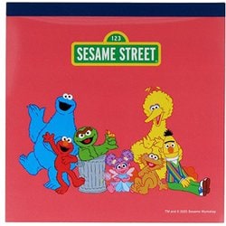 限定 スクエアメモ セサミストリート イラスト S2850028