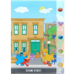 限定 ダイカットクリアファイル5P セサミストリート イラスト S2175029