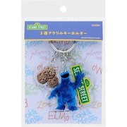 S8350647 [限定 3連アクリルキーホルダー セサミストリート クッキーモンスター]
