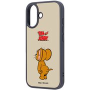 iPhone 17用 トムとジェリー maru 衝撃吸収 バンパー ハイブリッドケース ジェリー_スタンダード2 IQ-WP52K4TB/JRA3