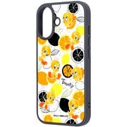 iPhone 17用 ルーニー・テューンズ maru 衝撃吸収 バンパー ハイブリッドケース トゥイーティー/総柄 IQ-WP52K4TB/TWB2