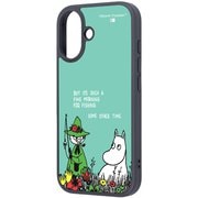 iPhone 17用 ムーミン maru 衝撃吸収 バンパー ハイブリッドケース ムーミン＆スナフキン IQ-AP52K4TB/MT16