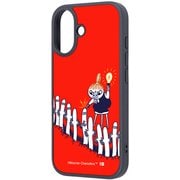 iPhone 17用 ムーミン maru 衝撃吸収 バンパー ハイブリッドケース リトルミイとニョロニョロ IQ-AP52K4TB/MT013