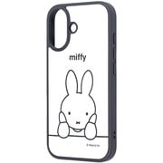 iPhone 17用 ミッフィー maru 衝撃吸収 バンパー ハイブリッドケース ミッフィー/スタンダード IQ-BP52K4TB/MFA1