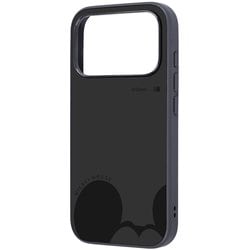 iPhone 17 Pro用 ディズニー maru 衝撃吸収 バンパー ハイブリッドケース ミッキーマウス_グレー2 IQ-DP53K4TB/MK44