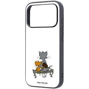 iPhone 17 Pro用 トムとジェリー maru 衝撃吸収 バンパー ハイブリッドケース ハンマー_3 IQ-WP53K4TB/TJ93