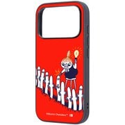 iPhone 17 Pro用 ムーミン maru 衝撃吸収 バンパー ハイブリッドケース リトルミイとニョロニョロ IQ-AP53K4TB/MT013