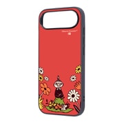 iPhone Air用 ムーミン maru 衝撃吸収 バンパー ハイブリッドケース リトルミイ＆お花 IQ-AP54K4TB/MT24