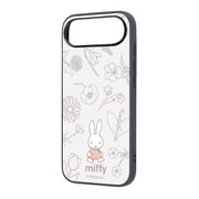 iPhone Air用 ミッフィー maru 衝撃吸収 バンパー ハイブリッドケース フラワー IQ-BP54K4TB/MF49