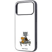 iPhone 17 Pro Max用 トムとジェリー maru 衝撃吸収 バンパー ハイブリッドケース ハンマー_3 IQ-WP55K4TB/TJ93