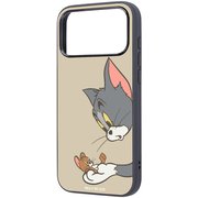 iPhone 17 Pro Max用 トムとジェリー maru 衝撃吸収 バンパー ハイブリッドケース トムとジェリー_キャッチ IQ-WP55K4TB/TJ42
