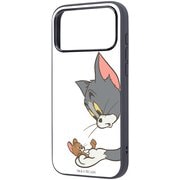 iPhone 17 Pro Max用 トムとジェリー maru 衝撃吸収 バンパー ハイブリッドケース トムとジェリー_キャッチ_2 IQ-WP55K4TB/TJ94