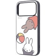 iPhone 17 Pro Max用 ミッフィー maru 衝撃吸収 バンパー ハイブリッドケース ミッフィーとメラニー IQ-BP55K4TB/MF50