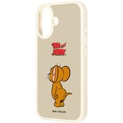 iPhone 17用 トムとジェリー maru 衝撃吸収 バンパー ハイブリッドケース ジェリー_スタンダード2 IQ-WP52K4TW/JRA3