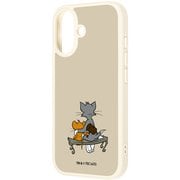 iPhone 17用 トムとジェリー maru 衝撃吸収 バンパー ハイブリッドケース ハンマー_2 IQ-WP52K4TW/TJ92
