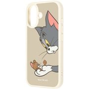 iPhone 17用 トムとジェリー maru 衝撃吸収 バンパー ハイブリッドケース トムとジェリー_キャッチ IQ-WP52K4TW/TJ42