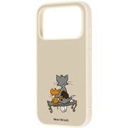 iPhone 17 Pro用 トムとジェリー maru 衝撃吸収 バンパー ハイブリッドケース ハンマー_2 IQ-WP53K4TW/TJ92