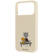 iPhone 17 Pro Max用 トムとジェリー maru 衝撃吸収 バンパー ハイブリッドケース ハンマー_2 IQ-WP55K4TW/TJ92