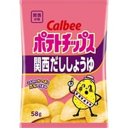 ポテトチップス 関西だししょうゆ 58g