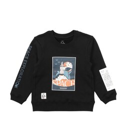 ＫＤスペース ブラストオフ クルートップ キッズ トップス 長袖 Black（K001） KXLサイズ CH20-1083