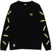 カセキパターンブラッシュドLST メンズ カットソー BK(K001) Mサイズ CH01-2636